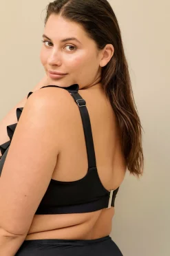 Ellos Plus collection Blød bikini-bh Sort Sale