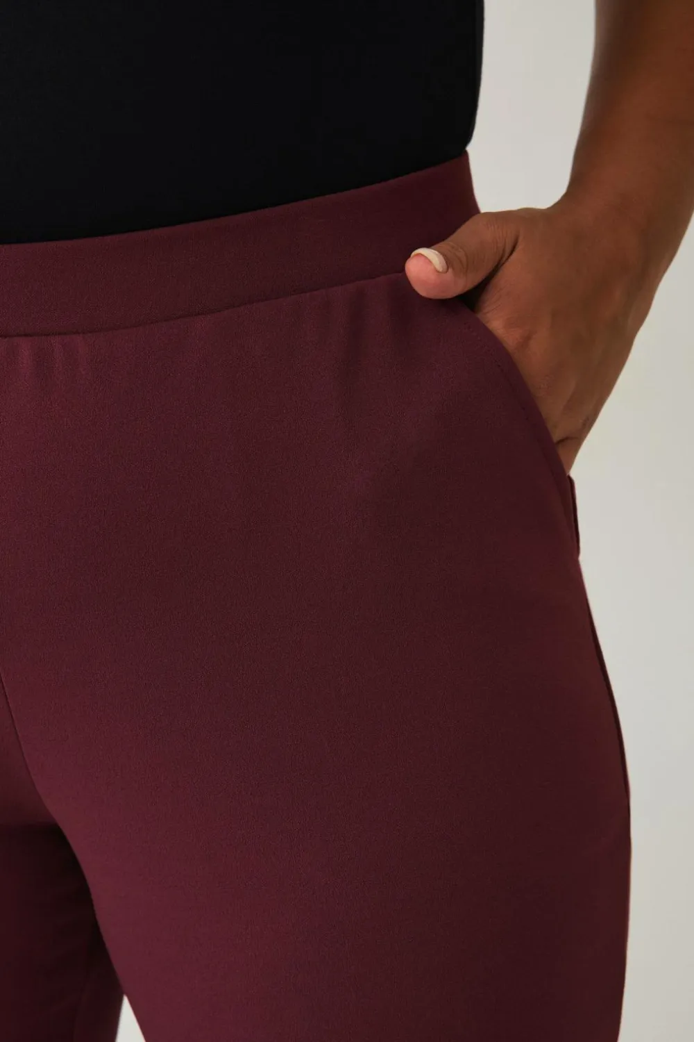 Ellos Tights & Leggings>Plus collection Bootcut-leggings Rødbrun