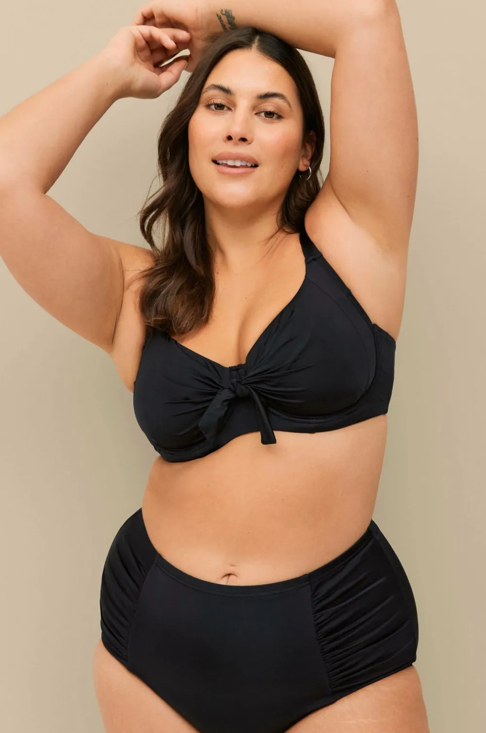 Ellos Bikinier & Bikinidele>Plus collection Bikini-BH med bøjle Sort