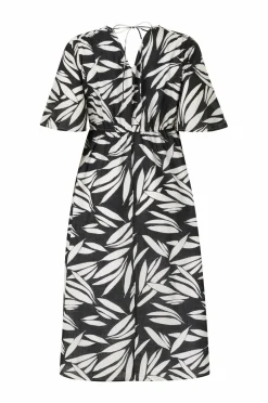 Ellos Plus collection Kjole Signe Sortmønstret New