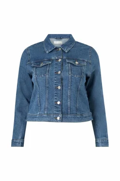 Ellos Plus collection Cowboyjakke Blå Discount