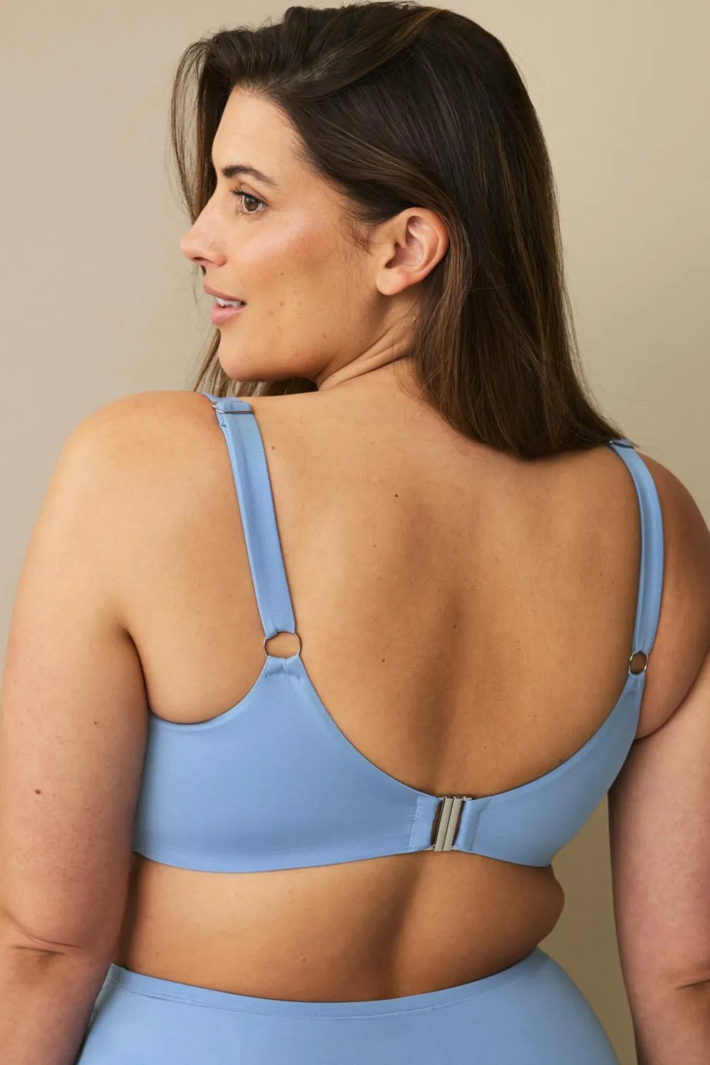 Ellos Bikinier & Bikinidele>Plus collection Bikini-BH med bøjle Blå
