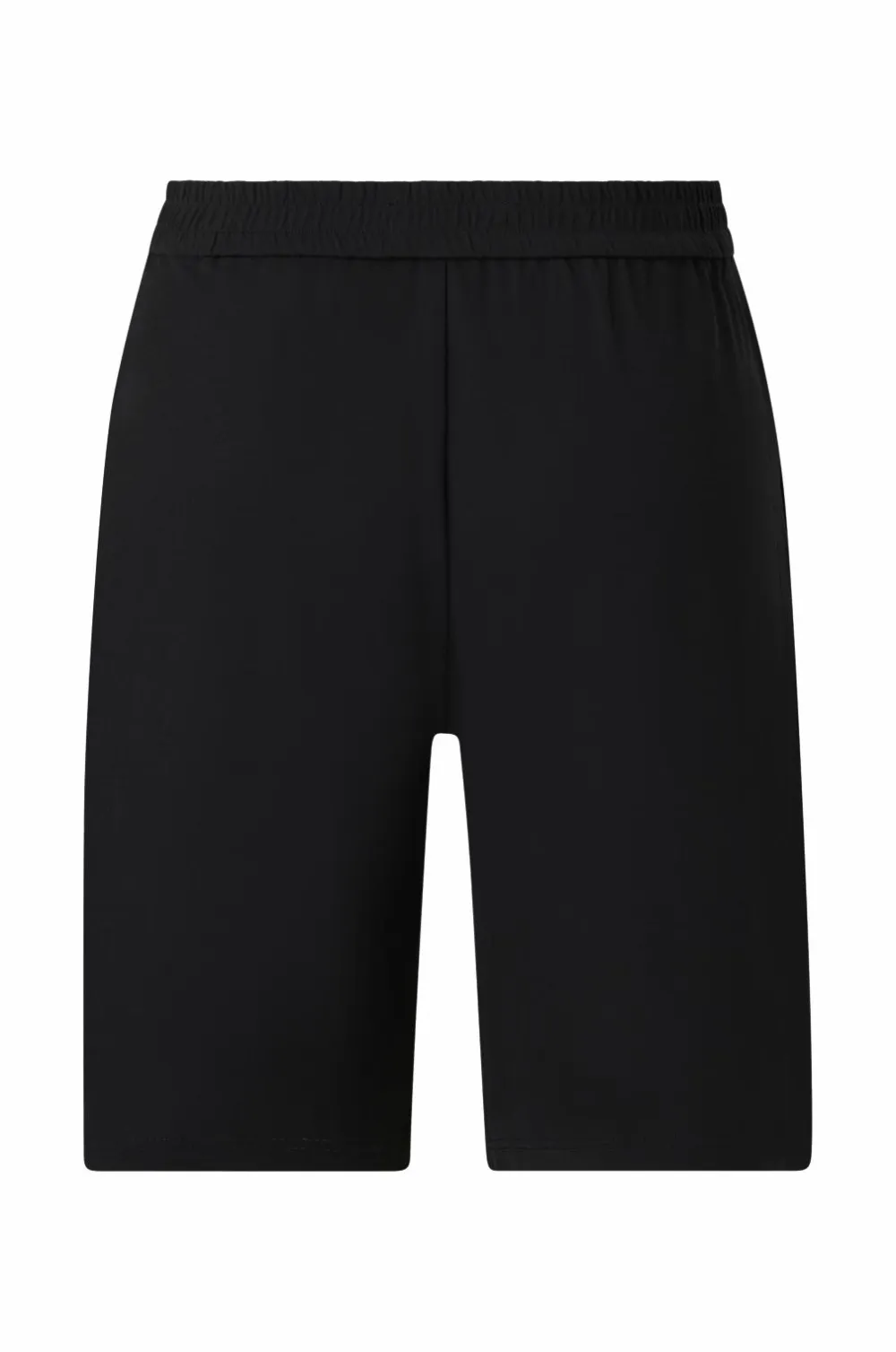 Ellos Shorts>Plus collection Shorts med høj talje Sort