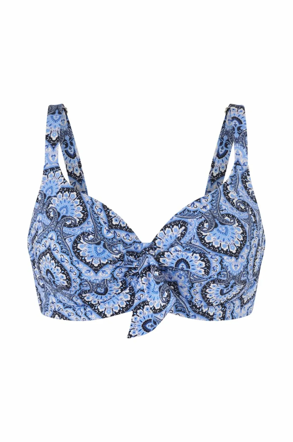 Ellos Plus collection Bikini-BH med bøjle Blåmønstret Sale