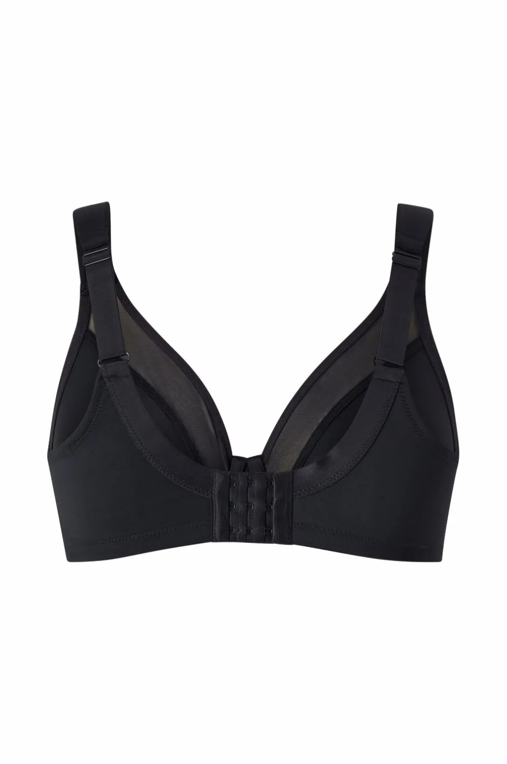 Ellos Plus collection Bh med bøjler med formede skåle Sort Hot