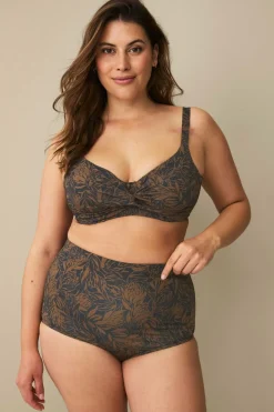 Ellos Plus collection Bikini-BH med bøjle Mønstret Outlet