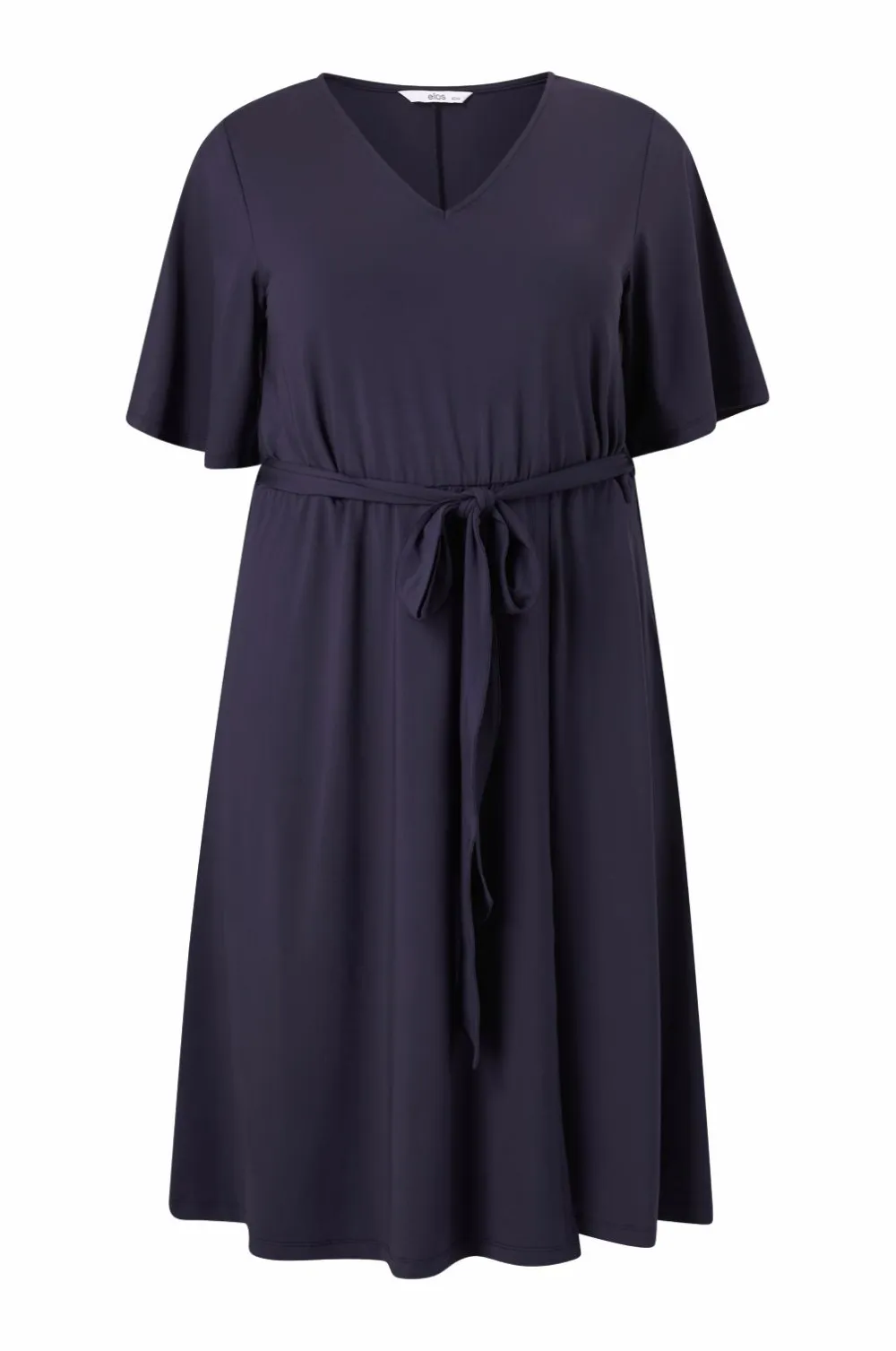 Ellos Plus collection Kjole Jonna Marine Outlet