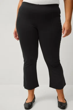 Ellos Plus collection Kortere leggings i kraftig kvalitet Sort