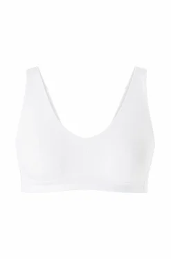 Ellos Plus collection Blød BH med formede skåle Hvid Online