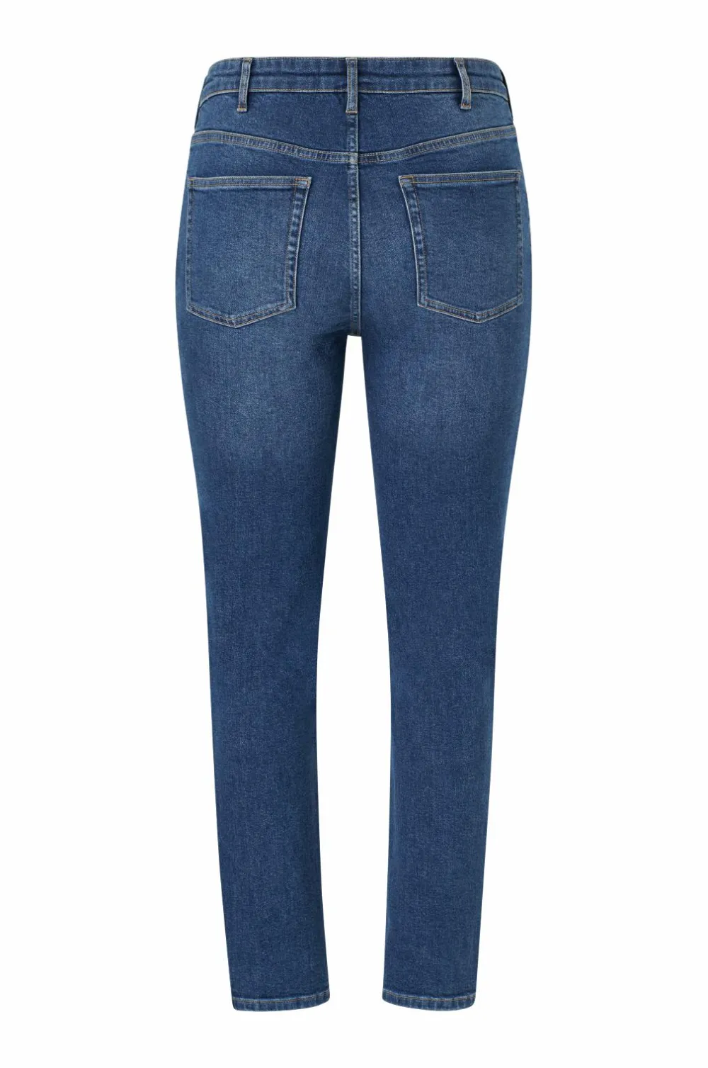Ellos Plus collection slim jeans med høj talje Mid blue Sale
