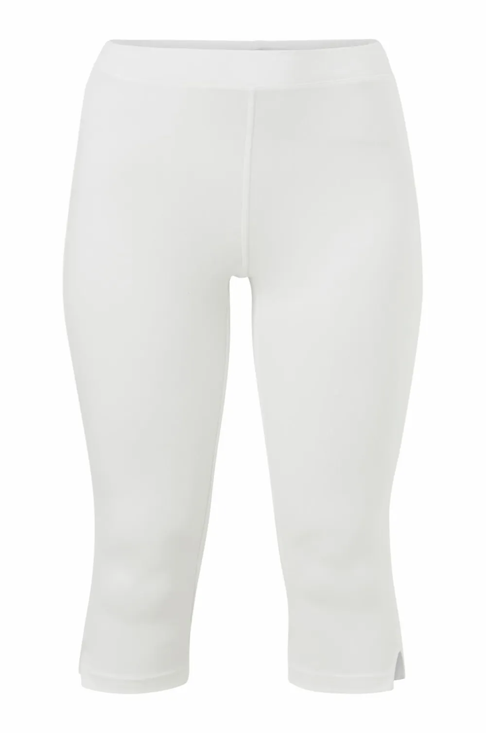 Ellos Plus collection Treggings med høj talje og 3/4 længde Hvid Sale