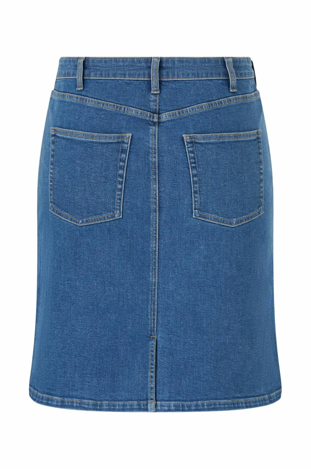 Ellos Nederdele>Plus collection Cowboynederdel Denim blå