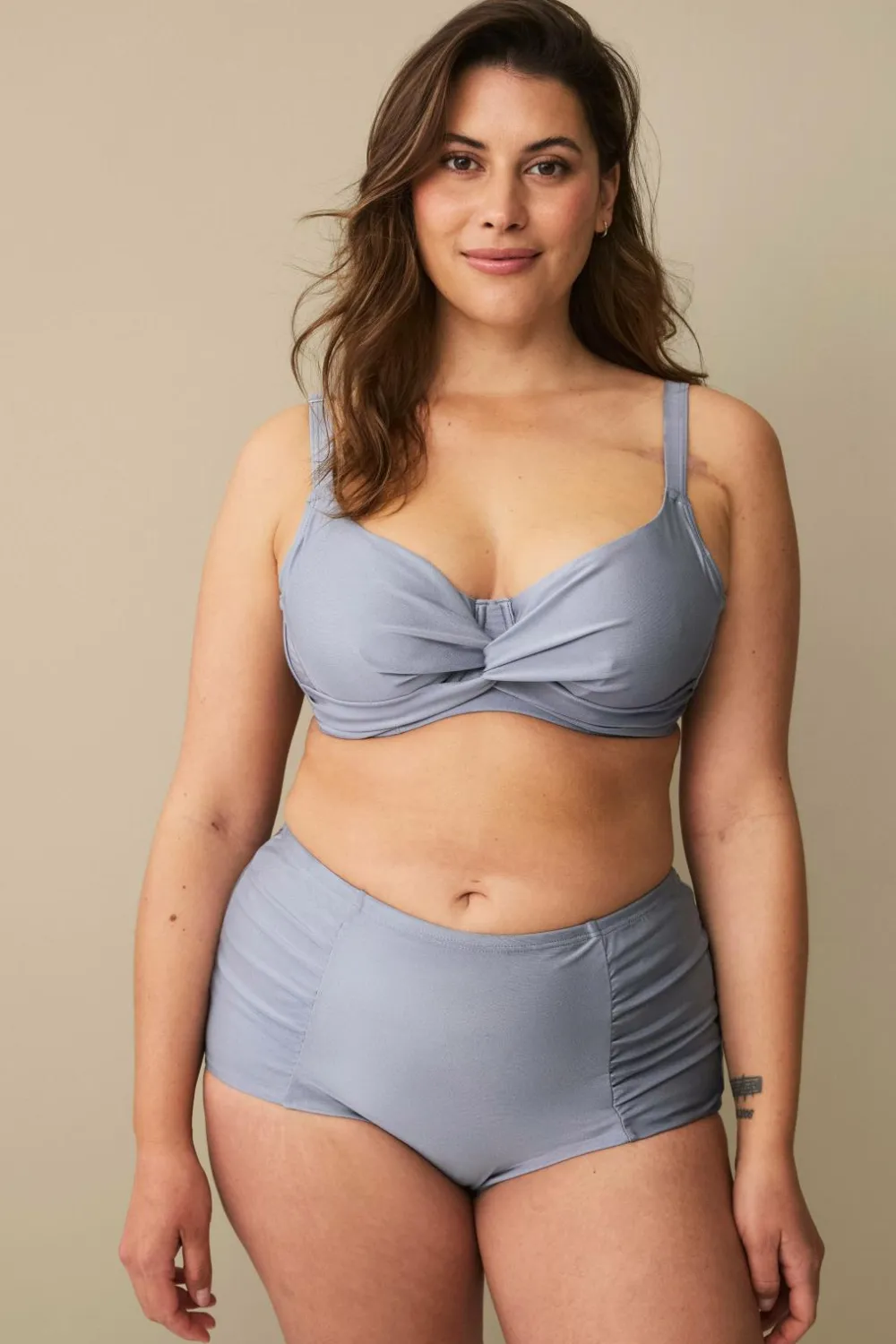 Ellos Bikinier & Bikinidele>Plus collection Bikini-BH med bøjle Blå