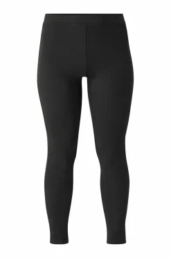 Ellos Tights & Leggings>Plus collection Treggings med høj talje Sort