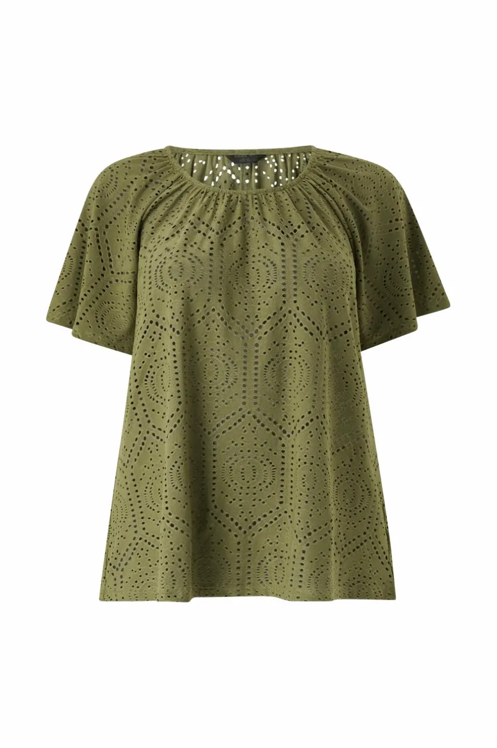 Ellos Toppe & Tank-Toppe>Plus collection Top Lacy Grøn