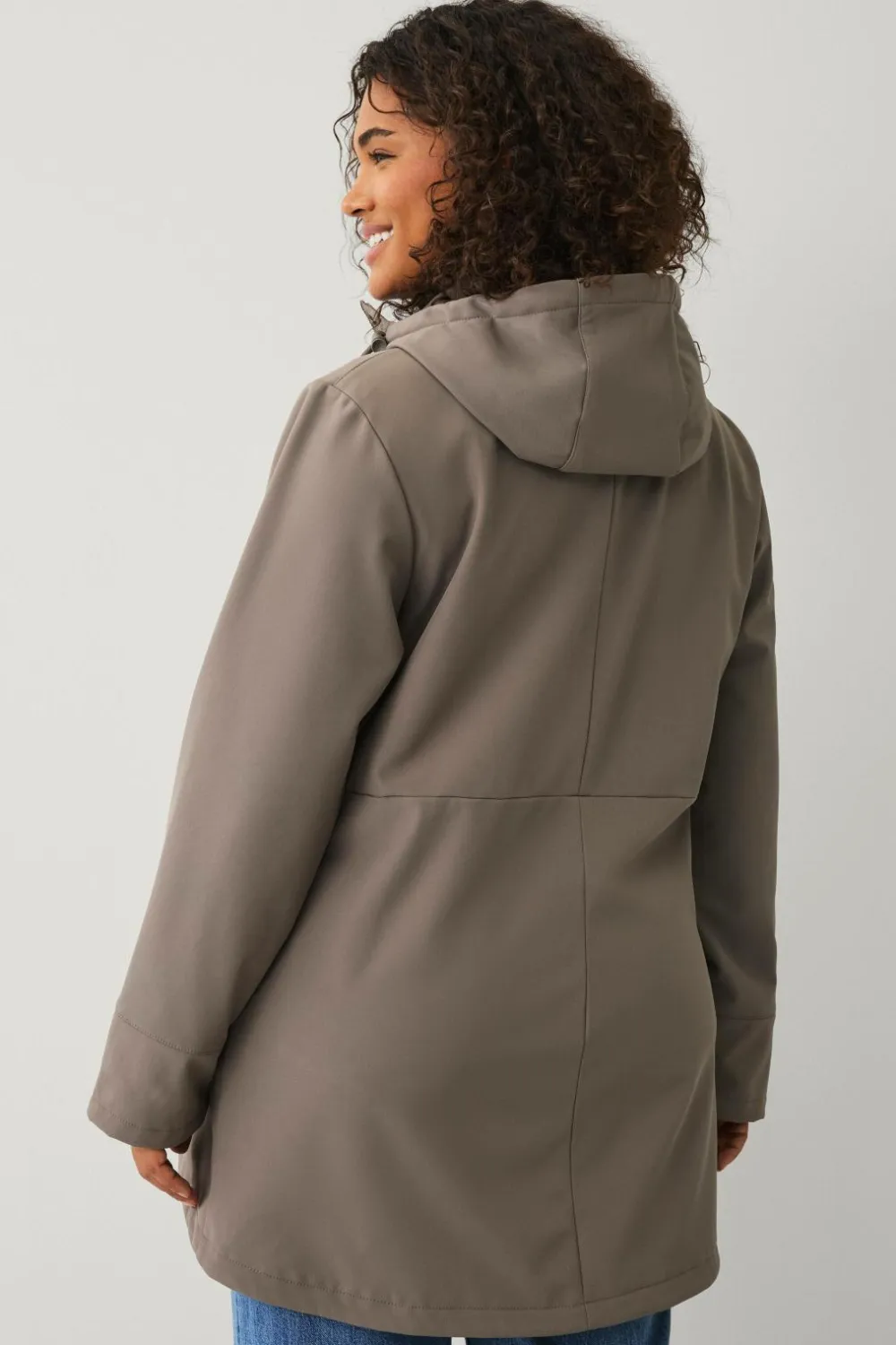 Ellos Jakker & Frakker>Plus collection Softshelljakke Brun