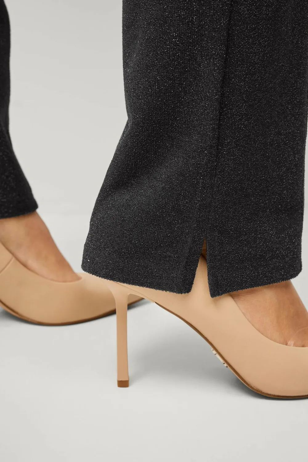 Ellos Tights & Leggings>Plus collection Bukser i lurex Sort med sort lurex
