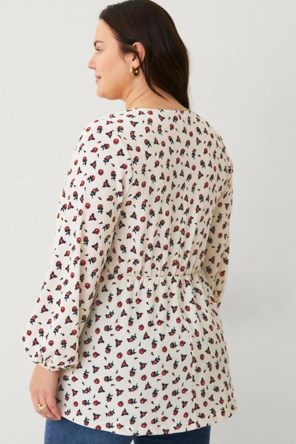 Ellos Tunikaer|Toppe & Tank-Toppe>Plus collection Tunika med V-hals