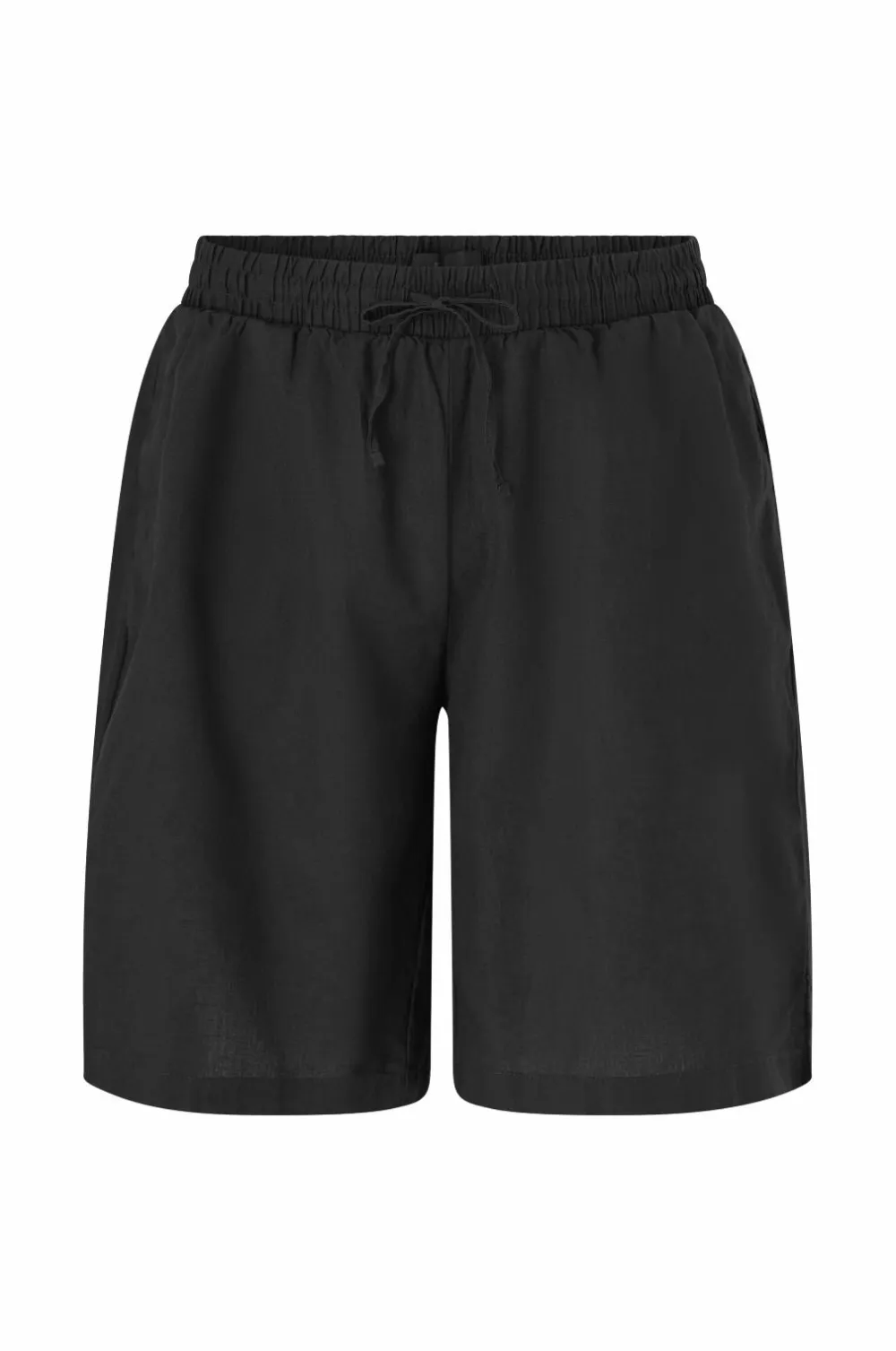 Ellos Shorts>Plus collection Hørshorts Sort