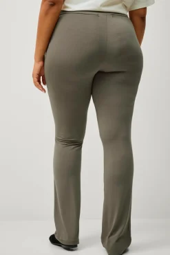 Ellos Plus collection Soft leggings med en bootcut Brun Online