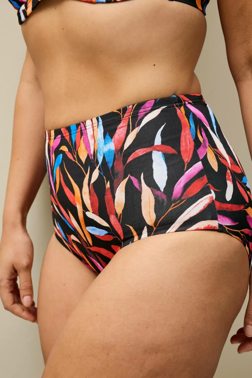Ellos Bikinier & Bikinidele>Plus collection Bikinitrusse Macie Maxi Mønstret