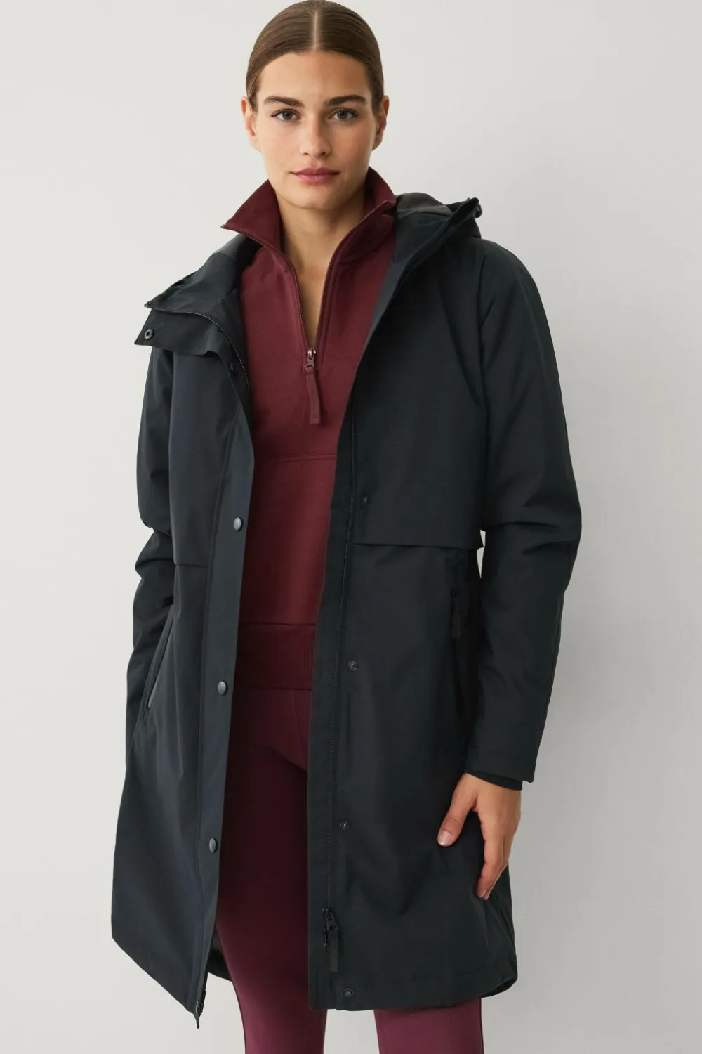 Ellos STUDIO Let foret parka sort Discount