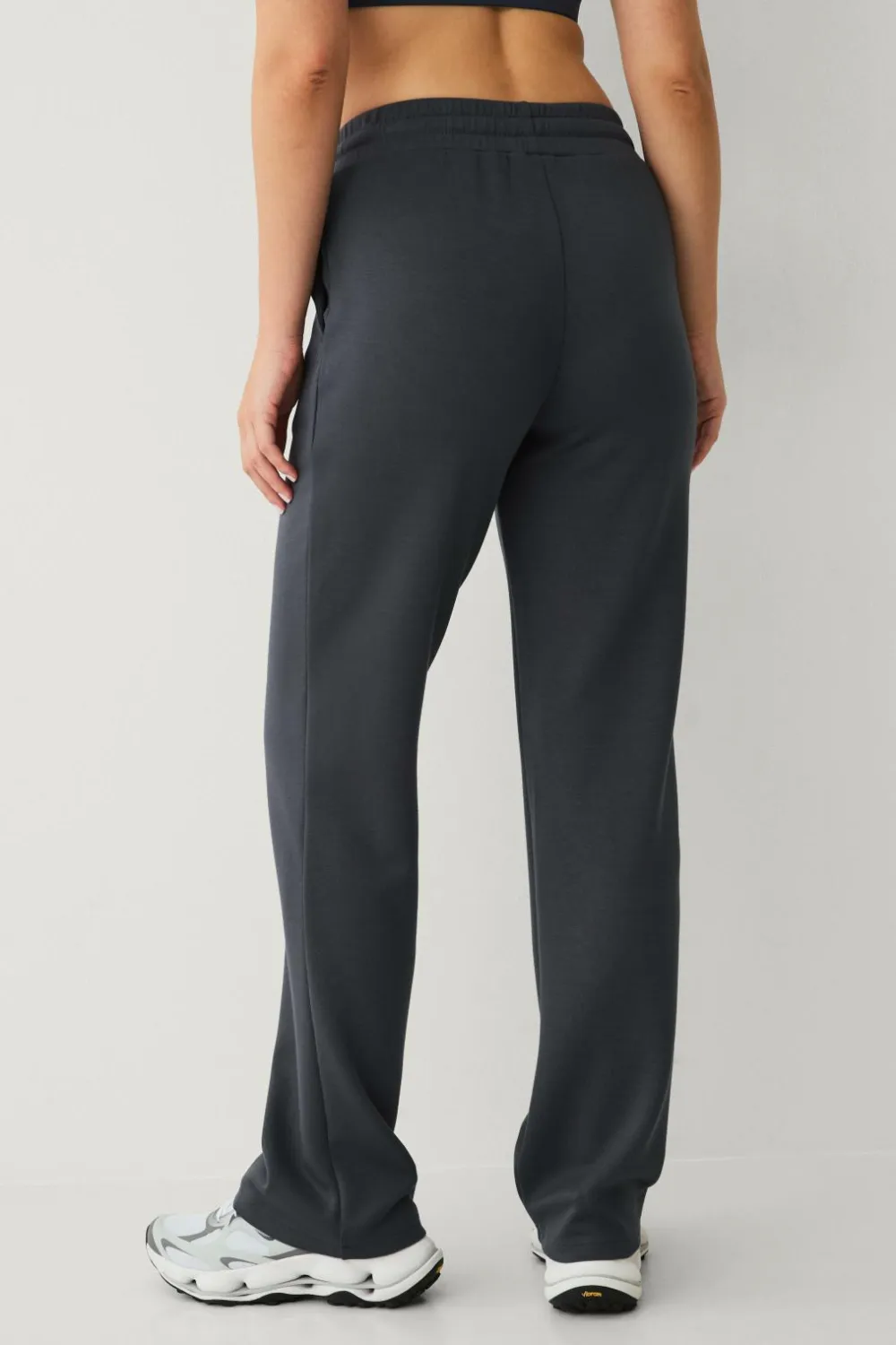 Ellos STUDIO Sweatpants Tech Sweatpants Straight Mørkegrå Discount