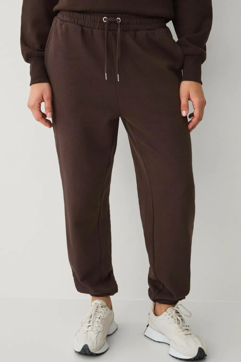 Ellos STUDIO Sweatpants Cuff Core Mørkebrun Best