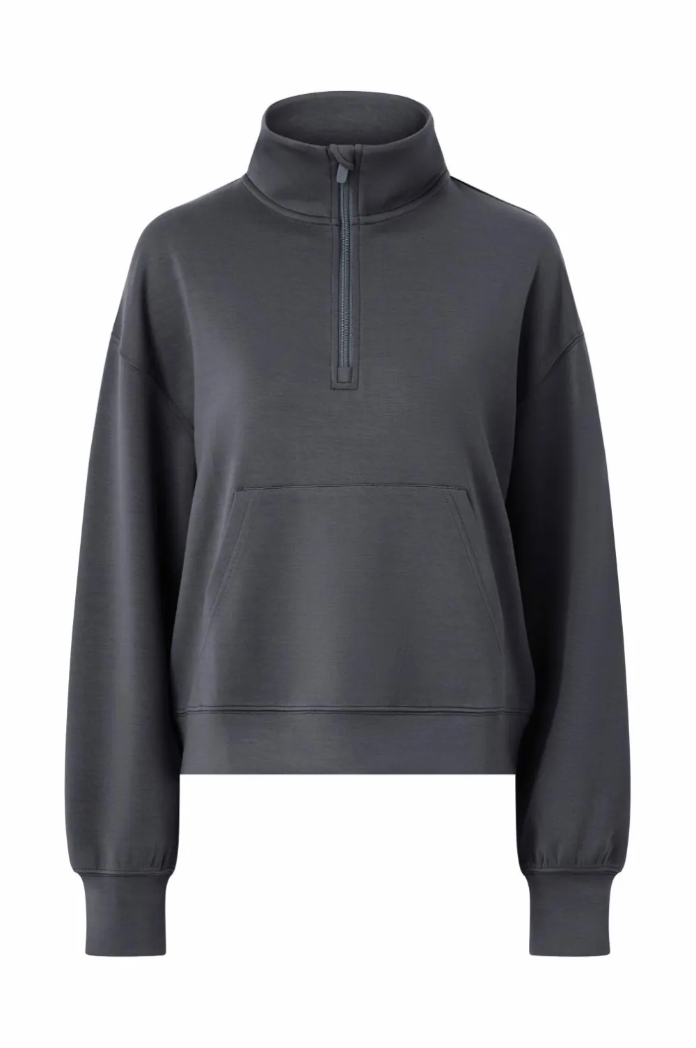 Ellos Træningstøj|Træningstøj>STUDIO Sweatshirt Tech Sweat Halfzip Mørkegrå