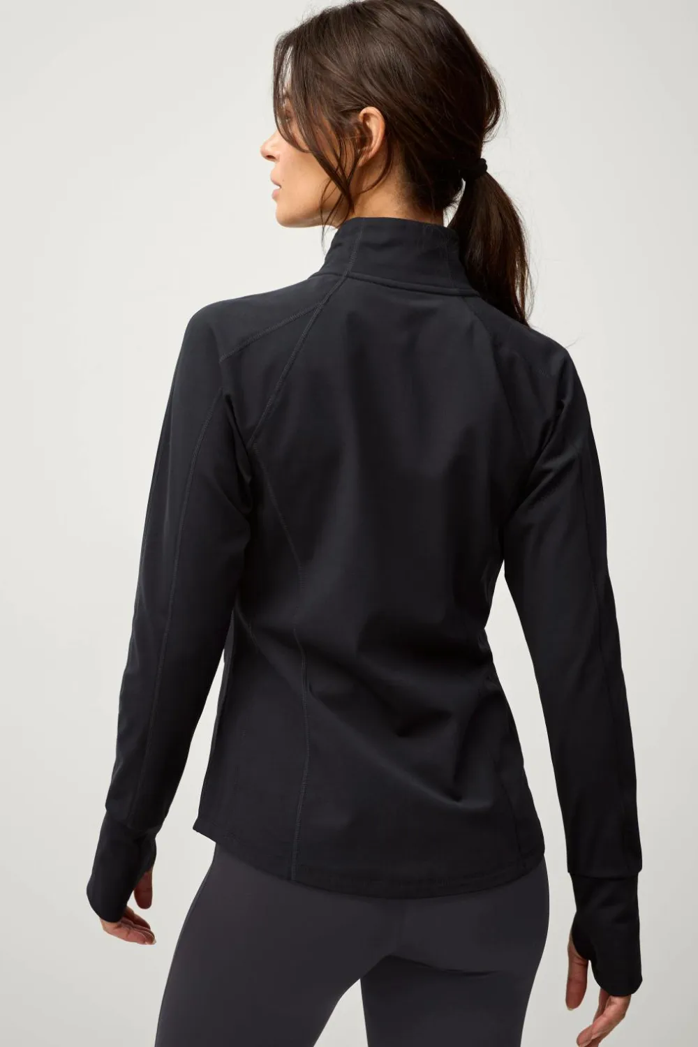 Ellos STUDIO Træningsjakke Warm Full Zip Core Sort Online