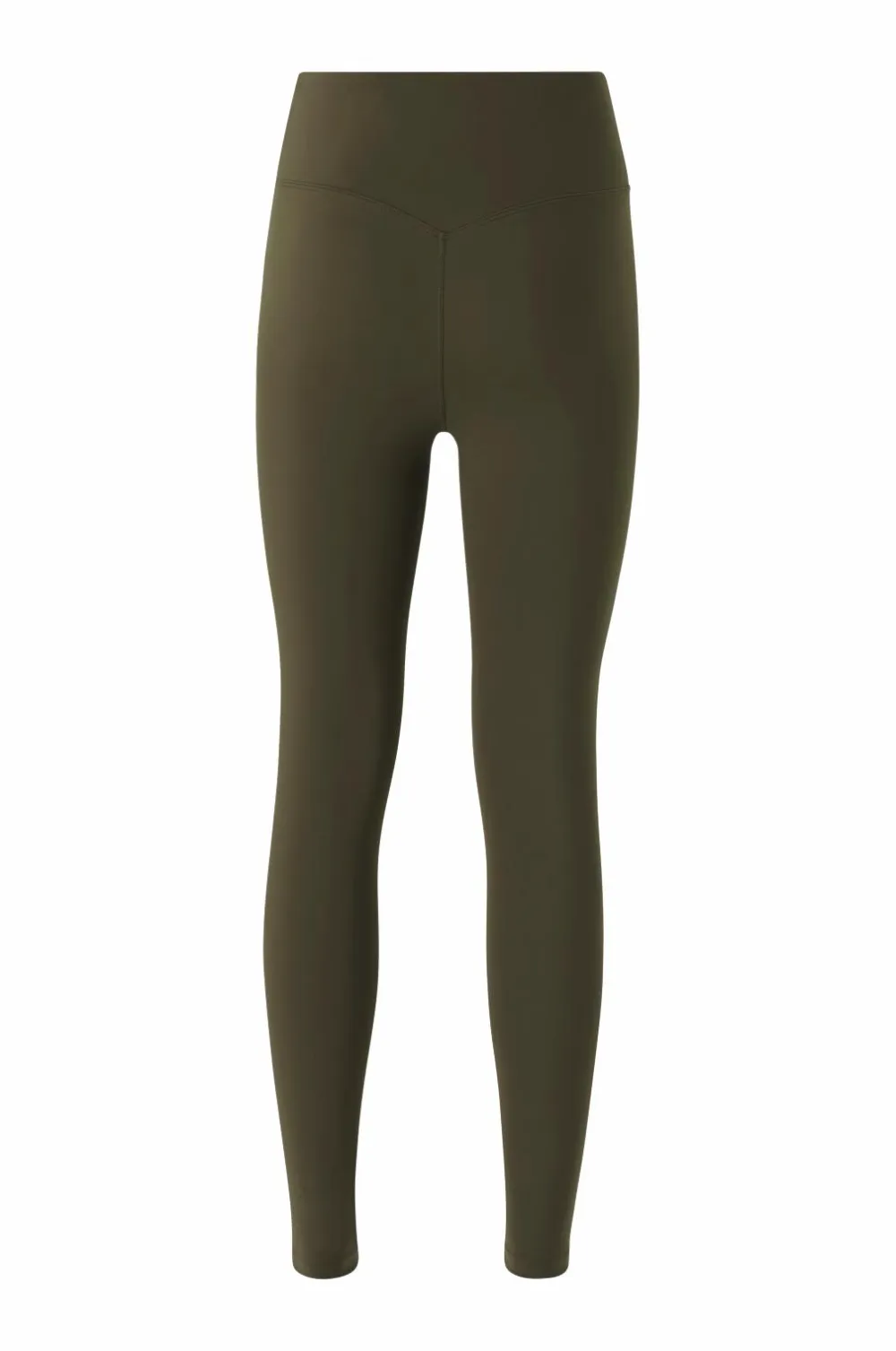 Ellos Træningstøj|Træningstøj>STUDIO Træningstights Studio Tights Flat Front Core Mørke skovgrøn