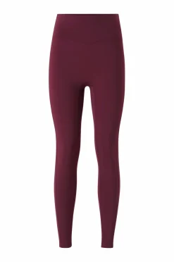 Ellos STUDIO Træningstights Studio Tights Flat Front Core Vinrød Online