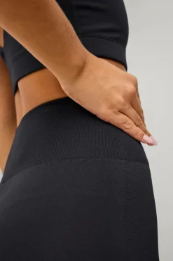 Ellos STUDIO Træningstights Seamless Tights Core Sort Outlet
