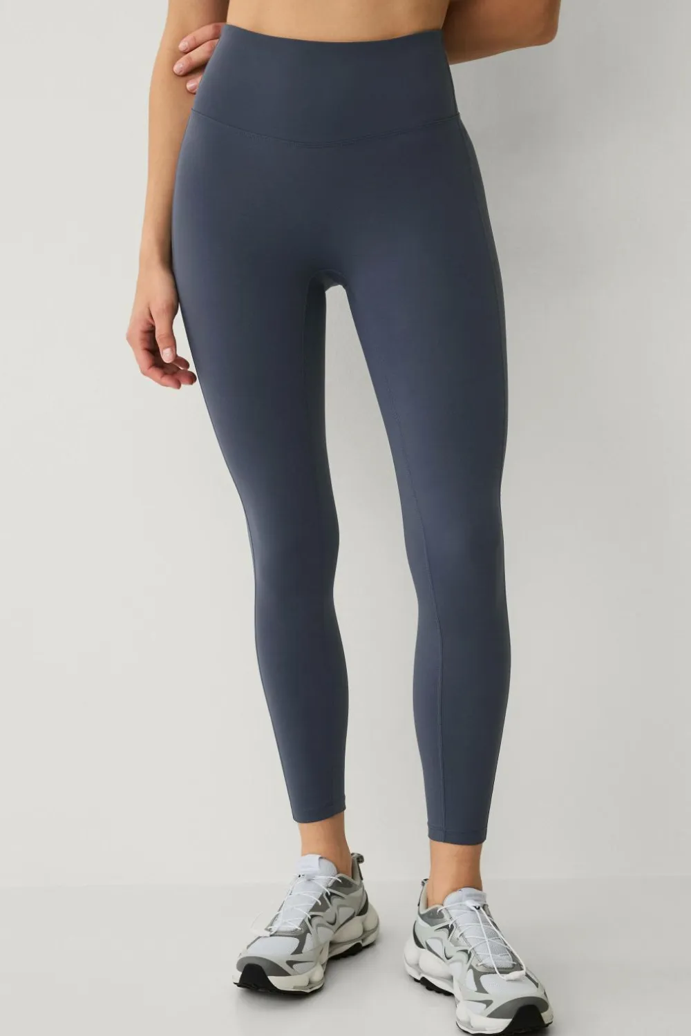 Ellos Træningstøj|Træningstøj>STUDIO Træningstights Studio Tights Flat Front Core Mørkegrå