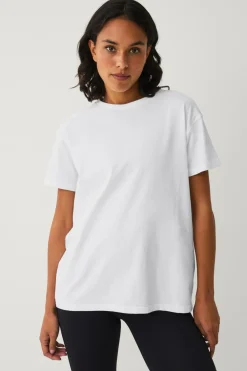 Ellos STUDIO T-shirt Boyfriend Tee Core Hvid Discount