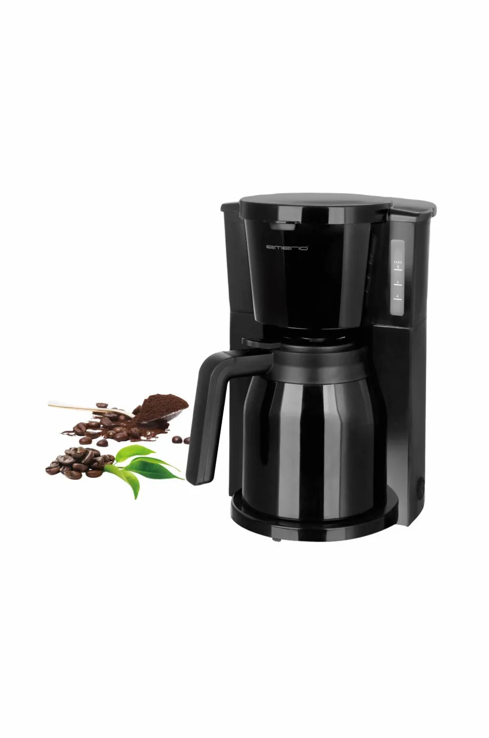 Emerio Kaffe- & Espressomaskiner>Kaffemaskine med termokande Sort