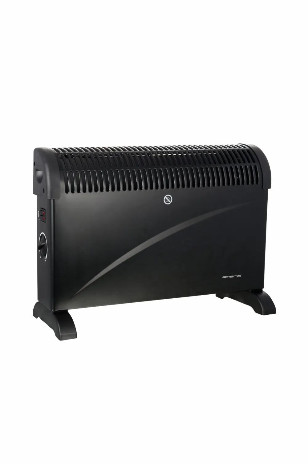 Emerio Konvektionsvarmeapparat 2000 W Fritstående Black Clearance