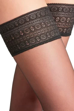 FALKE Stay-up Seidenglatt 15 Den 3009 Discount