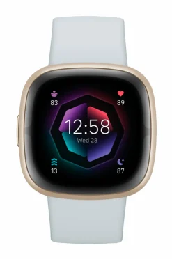 Fitbit Sense 2, Blue Mist/Soft Gold Hot