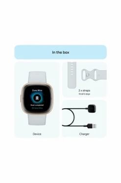 Fitbit Sense 2, Blue Mist/Soft Gold Hot