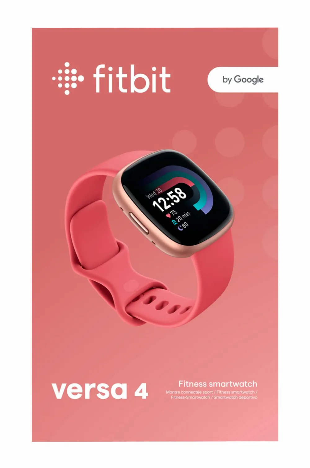 Fitbit Ure|Ure>Versa 4, Pink Sand/Copper Rose