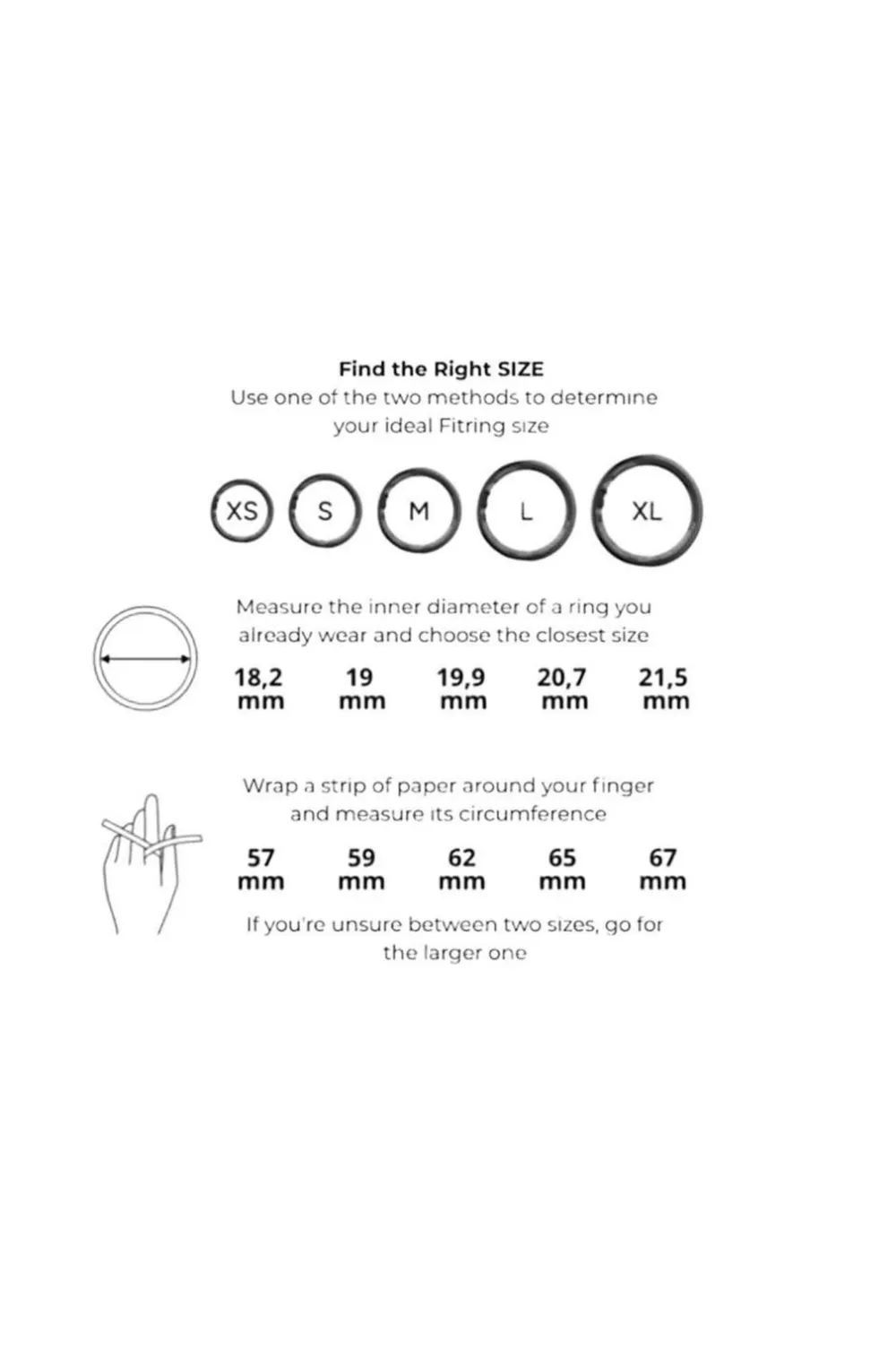 FITPADDY Smart ring med LCD-skærm L No color Hot