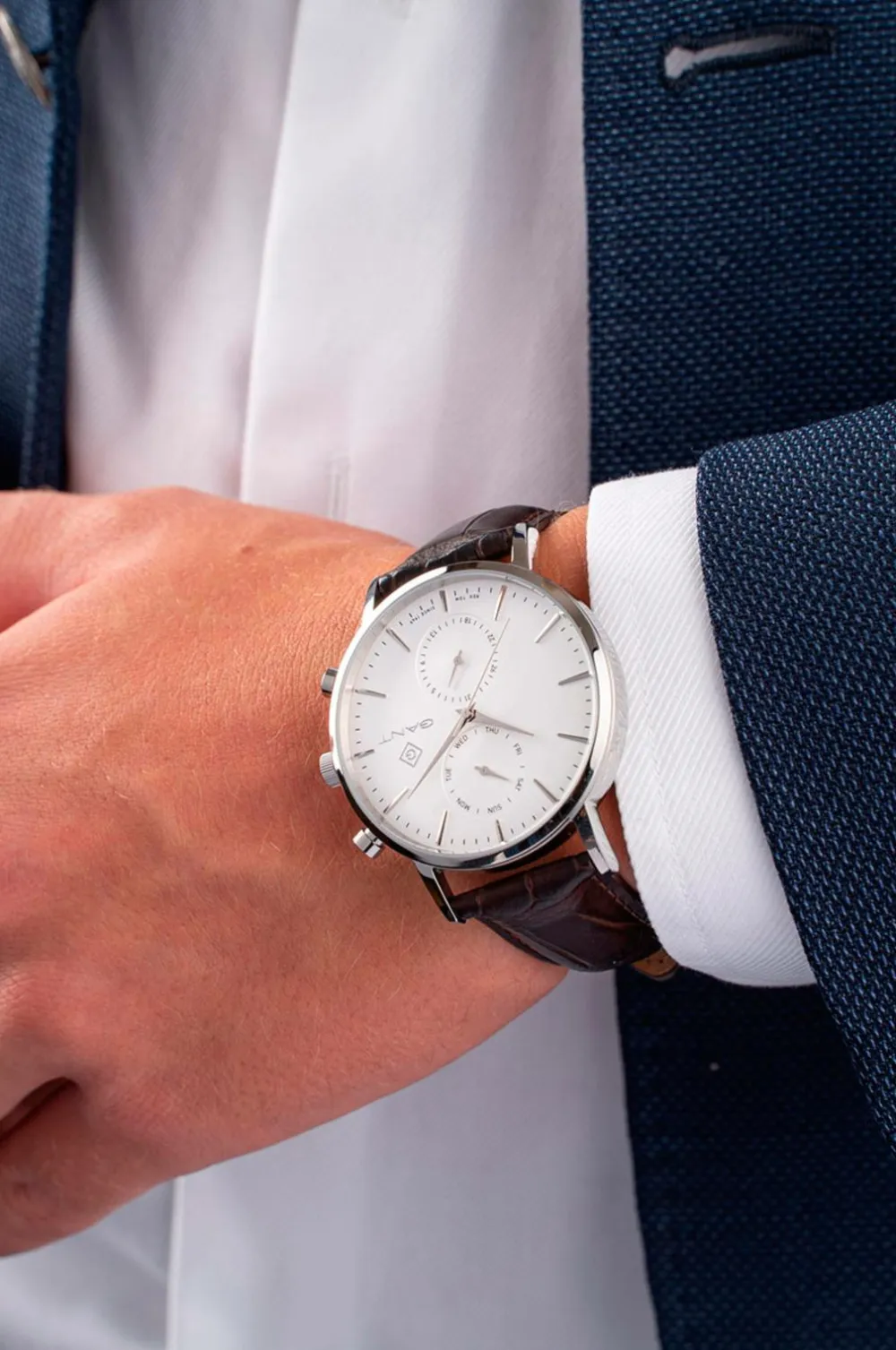 Gant Ure>Park Hill Day-Date II White/Brown
