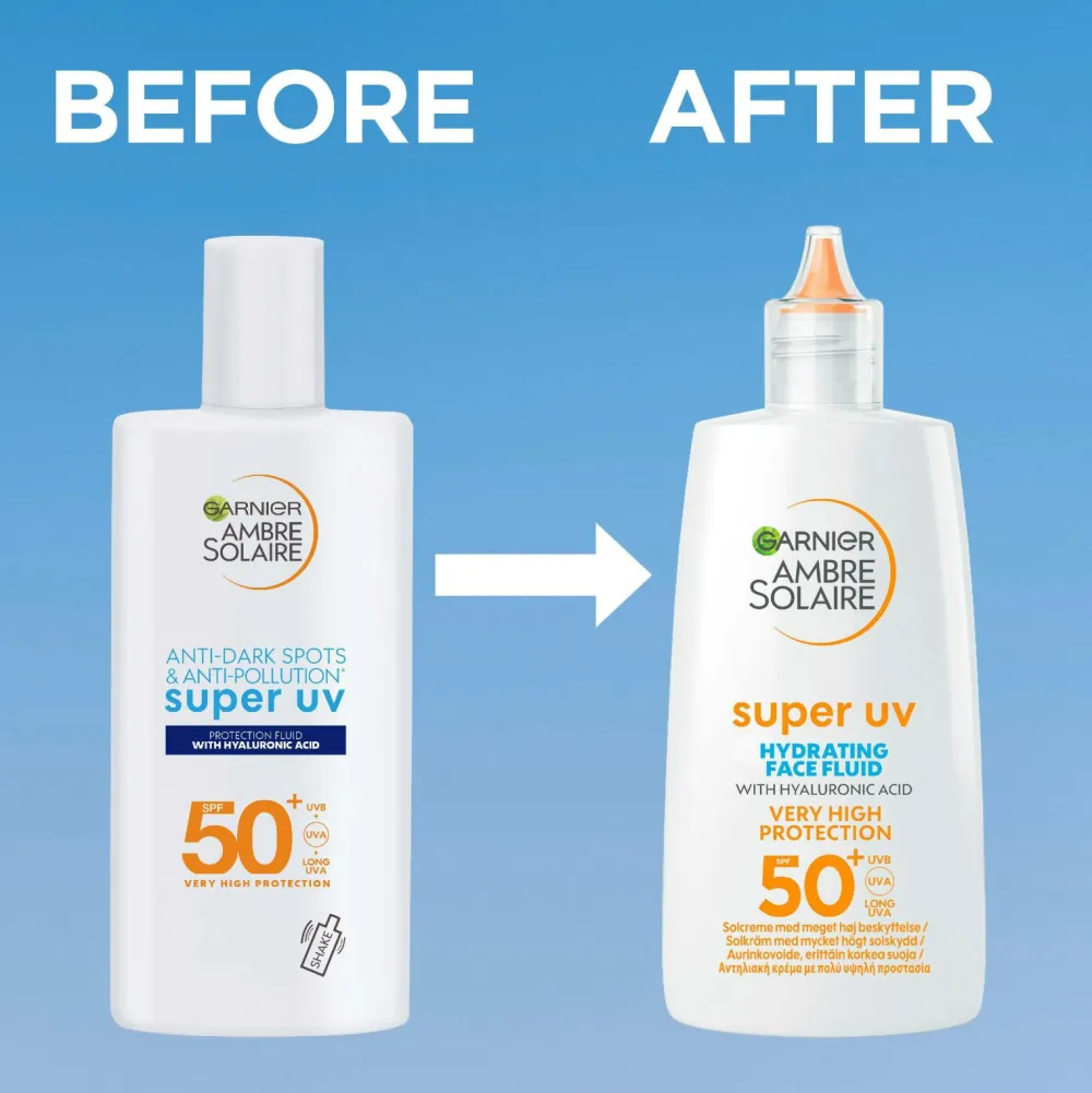 Garnier Ambre Solaire Sensitive Advanced Super UV Fluid 40 ml No color Best