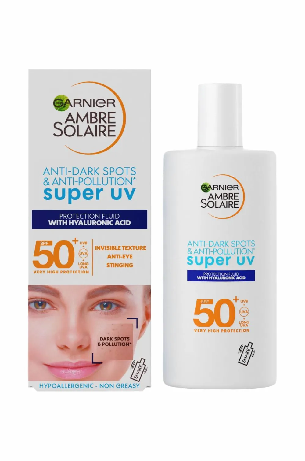 Garnier Ambre Solaire Sensitive Advanced Super UV Fluid 40 ml No color Best