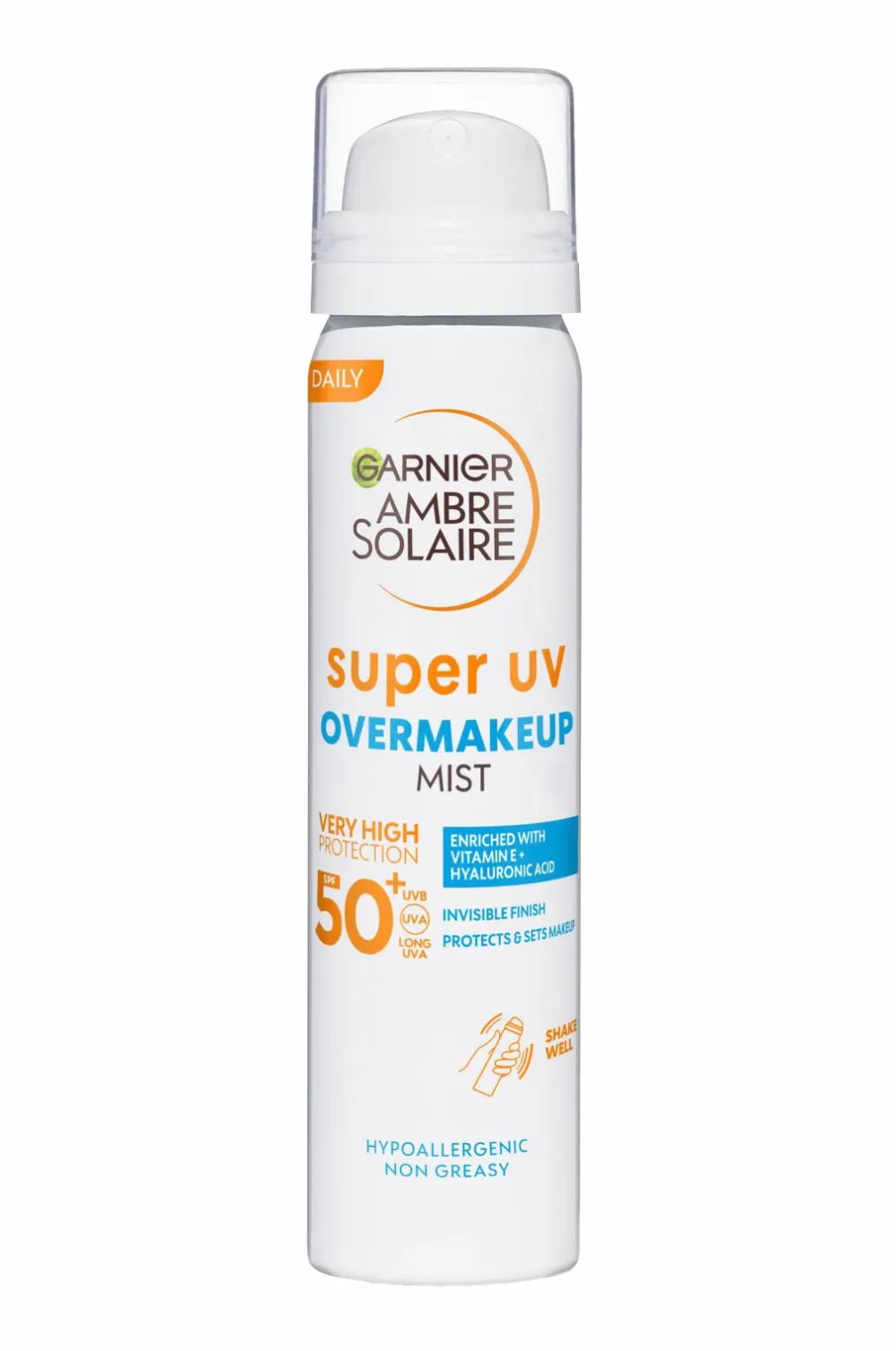Garnier Solbeskyttelse>Ambre Solaire Super UV Sun Protection SPF50 For Normal Skin 75Ml No Color