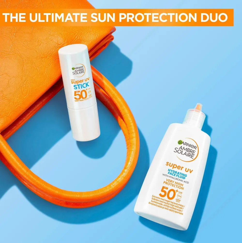 Garnier Solbeskyttelse>Ambre Solaire Super UV Invisible Stick Spf 50 No Color