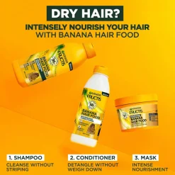 Garnier Fructis Hair Food Banana Hair Mask For Dry Hair 400 Ml No Color New