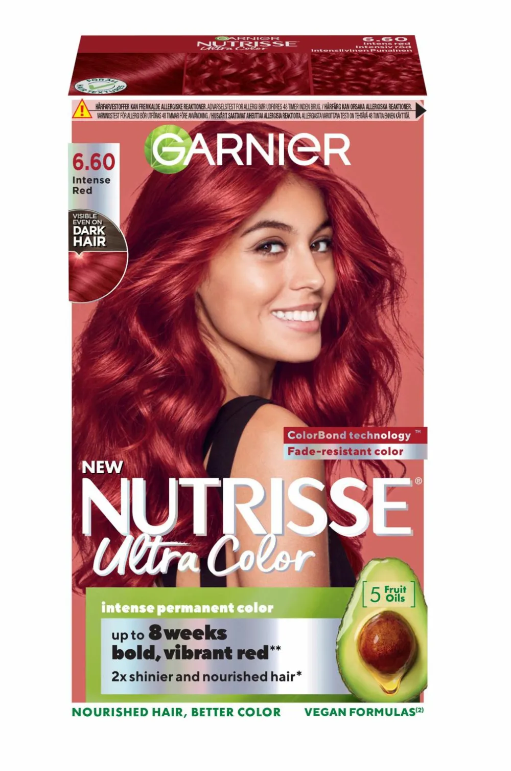 Garnier Nutrisse Ultra Color 6,60 Intense Red Permanent Online