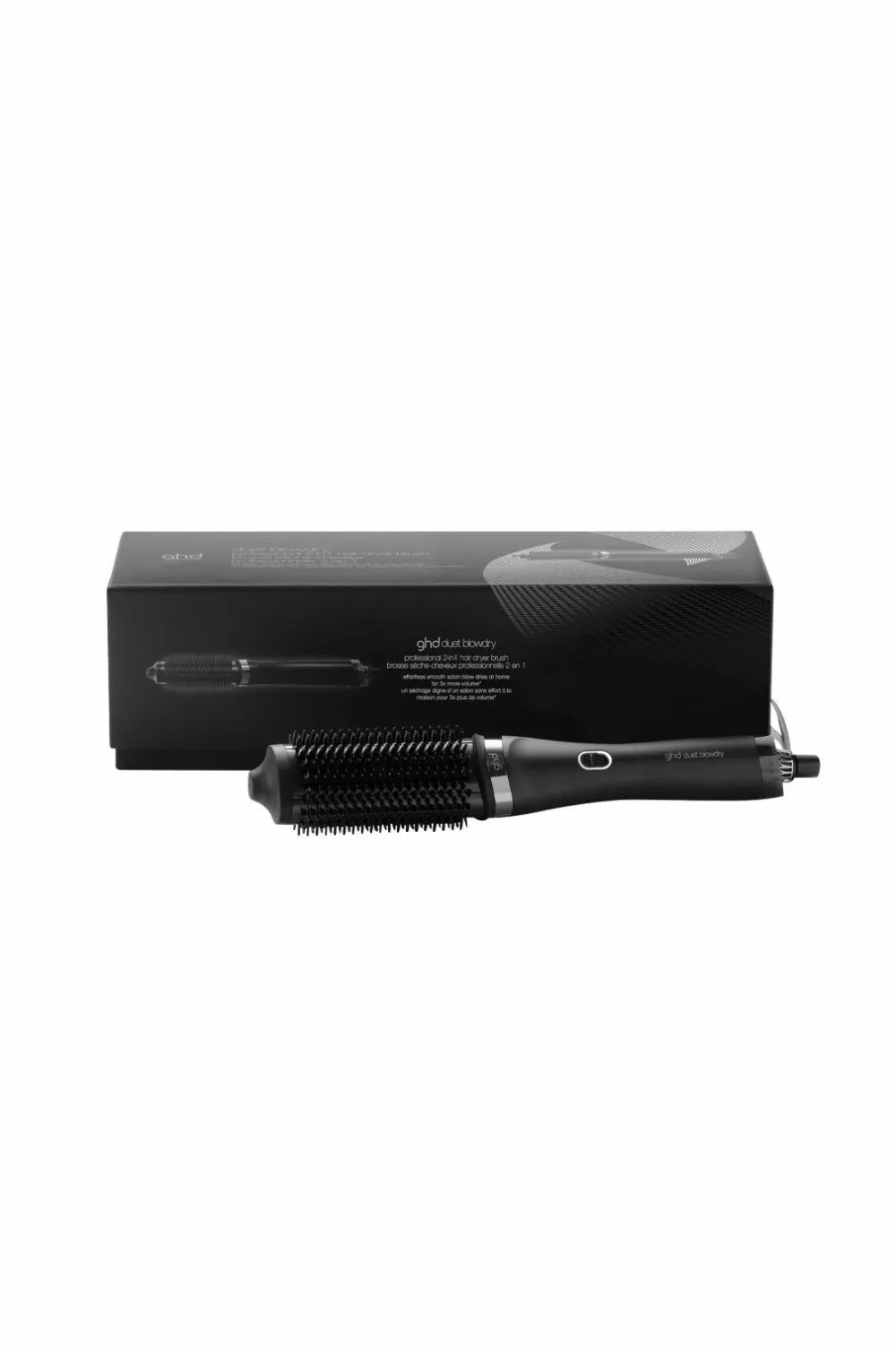 ghd Varmeredskaber>Duet Blow Dry – 2-in-1 Hair Dryer Brush Black